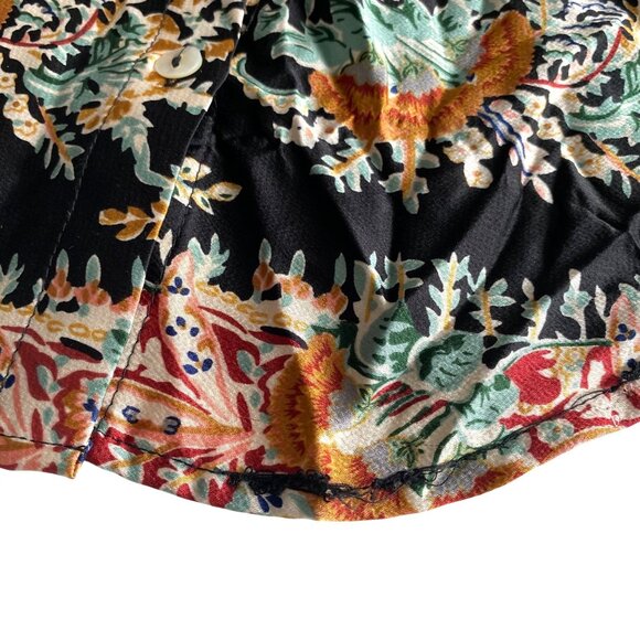 Böhme Auden Paisley Shirt Size XS NWT Mother of Pearl Button Up & Sleeves - Picture 12 of 12